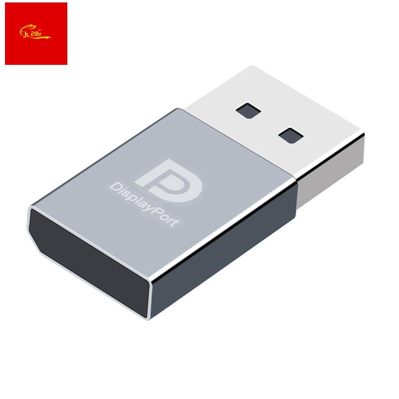 Furjosta Adattatore display virtuale DisplayPort fittizio e display fantasma senza testa emulatore EDID 4K DP spina fittizia (per headless 1920x1080@60Hz) 2P