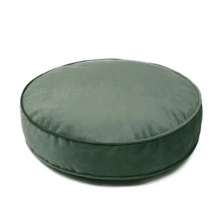 Futton Turco Redondo Veludo Paris Ø45cm Verde