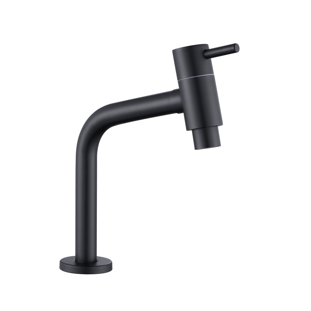Torneira Banheiro Inox Metal Mesa Curta Preto Nox07b