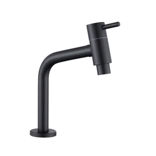 Torneira Banheiro Inox Metal Mesa Curta Preto Nox07b