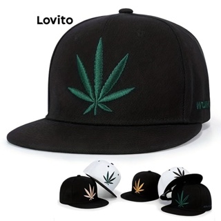 Lovito Chapéus Casuais Com Folhas Geométricas Para Mulheres LCS04158