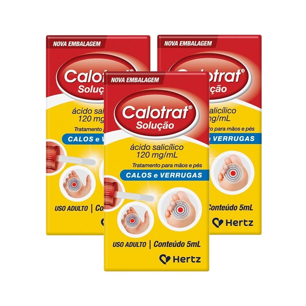 Kit Calotrat Solução Com 3 Unidades De 5ml Cada | Shopee Brasil