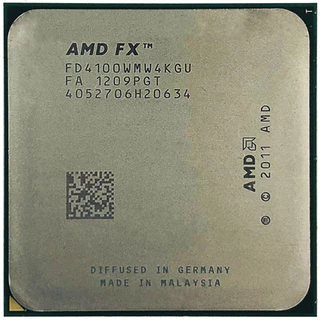 Processador Amd FX 4100 3.6ghz Quad-Core 8mb Cache Lga Am3+ OEM s/ cooler Original seminovo