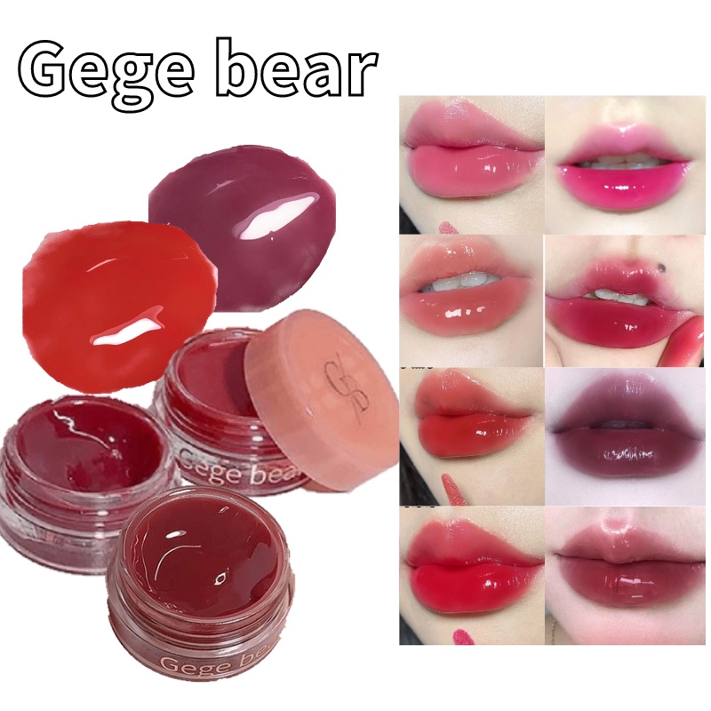 Gege Bear Canned Jam Lip Gloss , Lábio Dente , Hidratante E Óleo Para