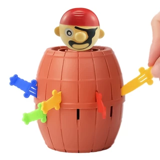 Jogo Infantil Espeta Pula Pirata Barril Grande KPP-075 Castela Brasil
