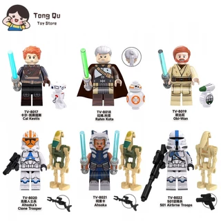 Minifiguras de Filmes de Ficção Científica Minifiguras Obi-Wan Rahm Kota Star Wars Coleção de Brinquedos Ornamentos mini Modelo Boutique Presentes