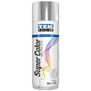 Tinta Spray Metálico Cromado 350ml / 250g Tekbond TSM1198