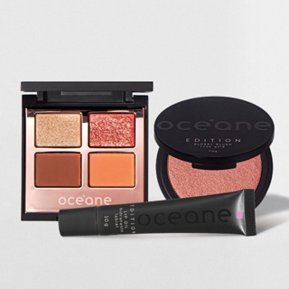 Kit Paleta de Sombras Power Glow + Glossy Blush + Lip Oil Blossom Océane Edition (3 Produtos)