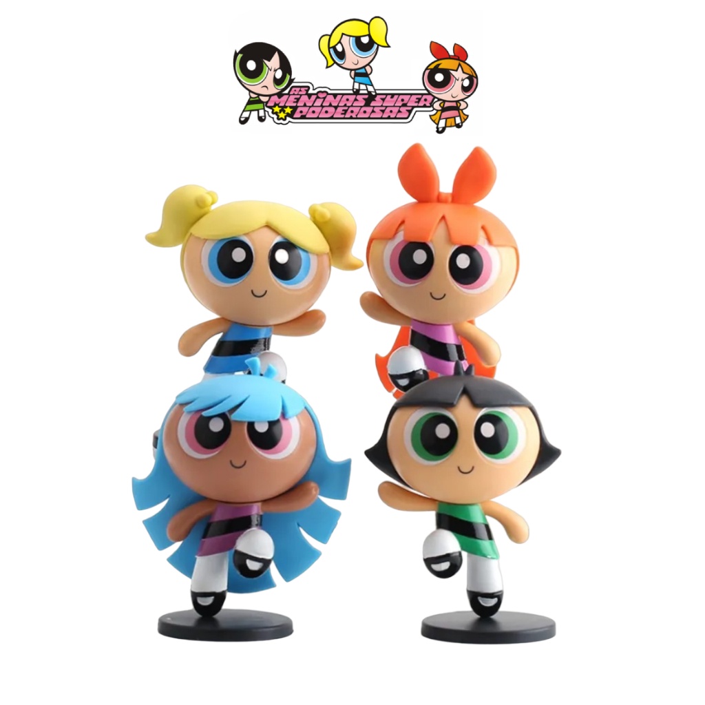 THE POWERPUFF GIRLS X SHEIN Flying Girl And Little Policewoman Co