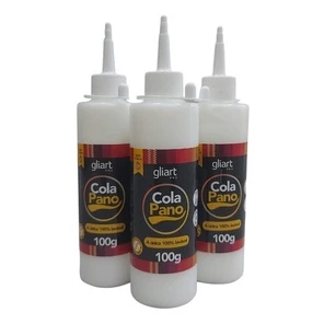 Cola Pano 100 Gramas 100% Lavavel Gliart / Glitter - 3 Unds