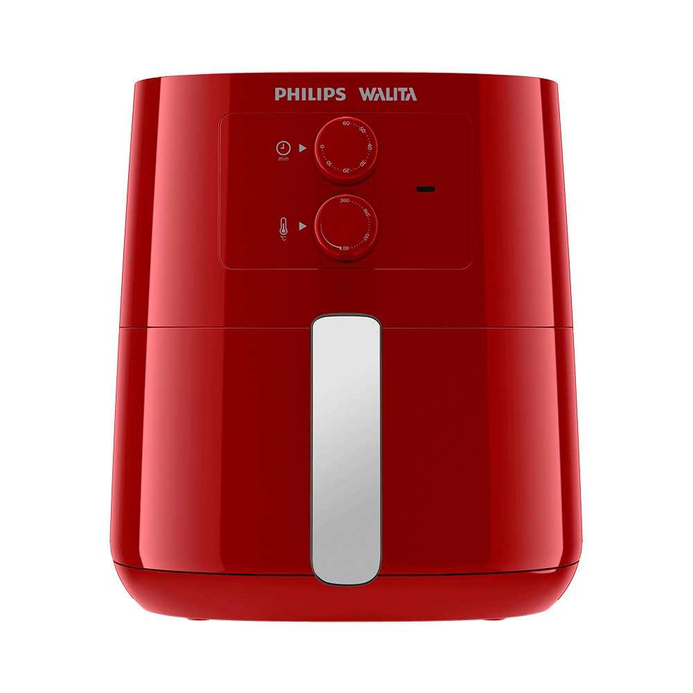 Fritadeira Elétrica Air Fryer Philips Walita Série 3000 sem Óleo 4,1L 220V 1400W Vermelha – RI9201