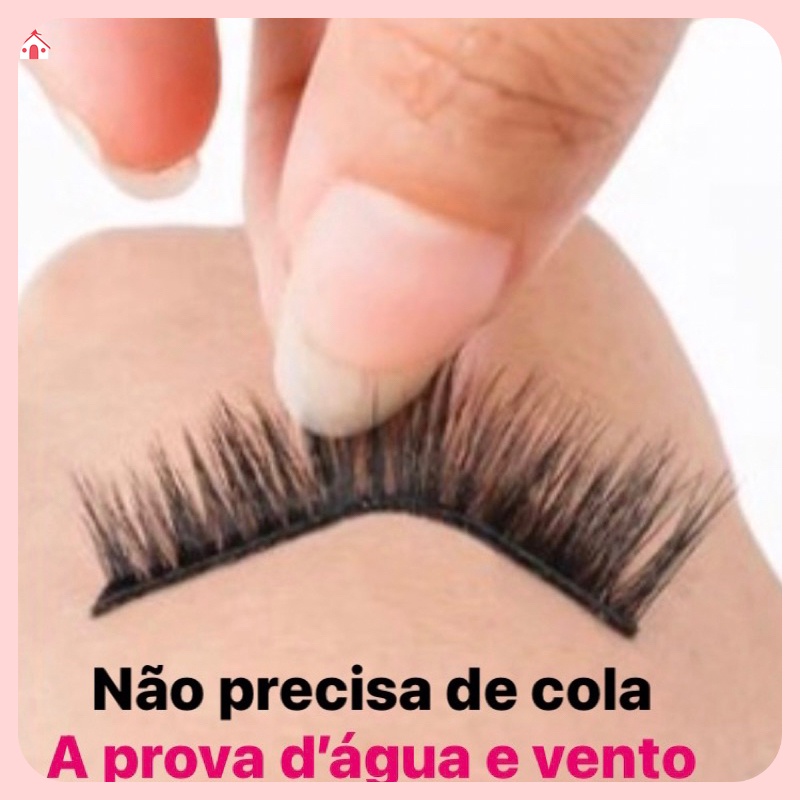 Cílios Postiços Autoadesivo Nao Precisa de cola Autocolante + mimo OY