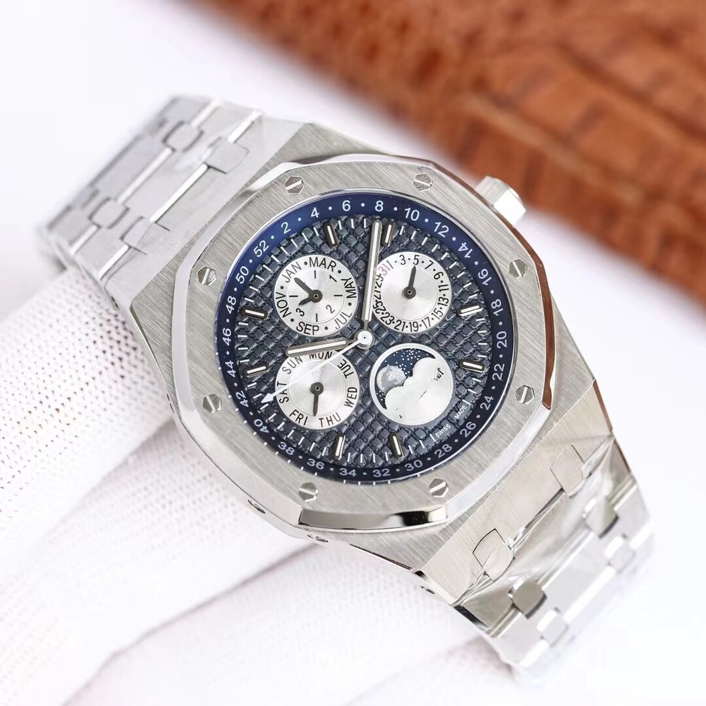 Relógio Homem Mecânico Multifuncional Luminoso Moda 41mm