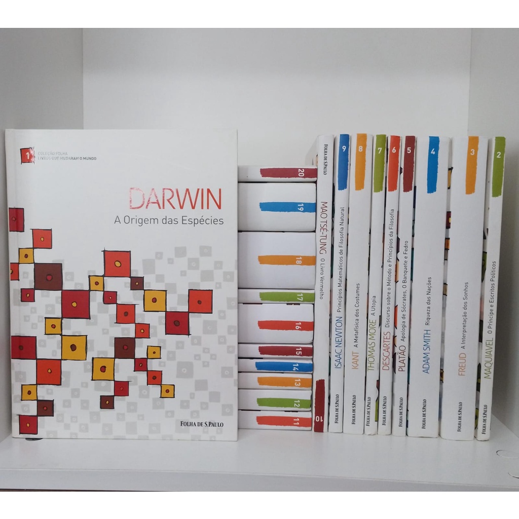 Coleção Folha Livros que Mudaram o Mundo Completa 20 volumes | Shopee ...