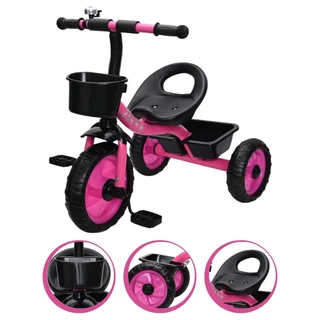 Bicicleta Infantil Com Cestinha Andador Triciclo 03 Rodas Para Crianças Zippy Toys