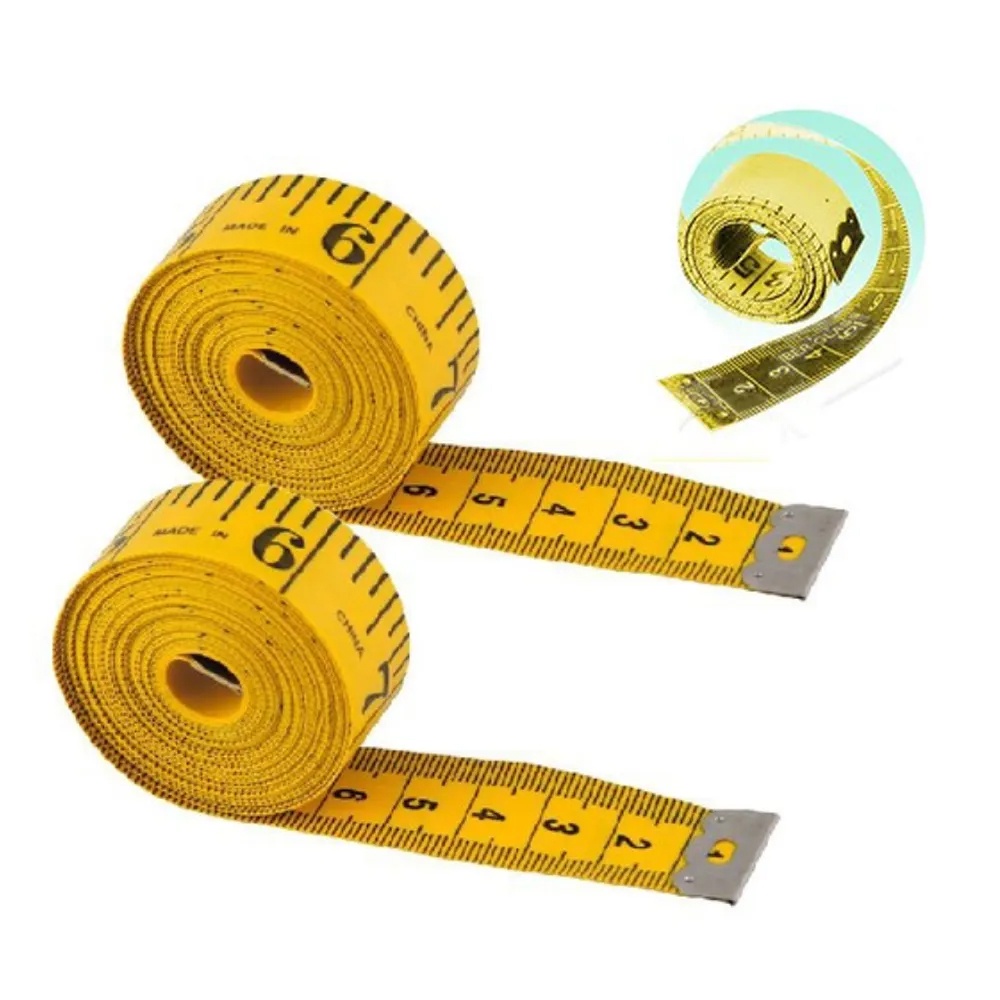 Fita Metrica Corporal 300cm Medidas Em Cm e Mm Kit 2 Peças