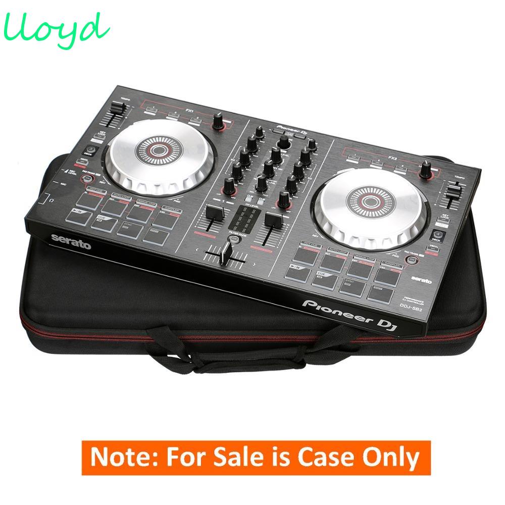 LLOYD Ddj-Sb2 Caixa Portátil , Controladora De DJ Com Zíper Duplo , Prevenção De Queda De Grande Capacidade Multifuncional De 2 Canais