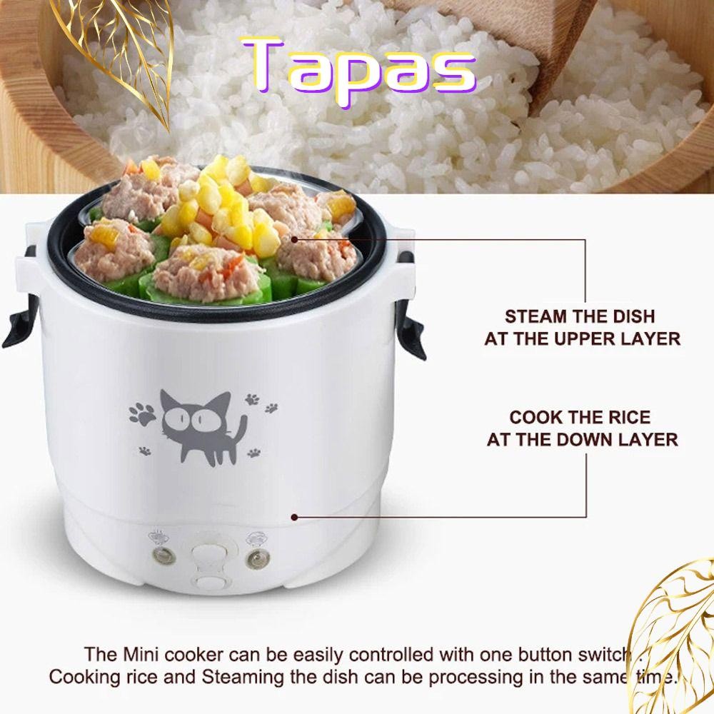 Panela TAPAS Cozedor Elétrico De Arroz , 12V 24V 220V Para Caminhão De Carro MultiCooker , Mini De Panelas | Sopa De Doméstico