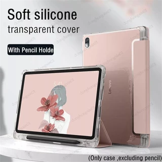 Capa Porta-Lápis Para Lenovo P11 Gen 2 11.5 P11 Pro Estojo M10 Plus 3a 10.6 Xiaoxin Pad 2022 2024 11 De Silicone