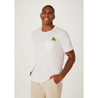 Camiseta Masculina Super Cotton Com Estampa Hering