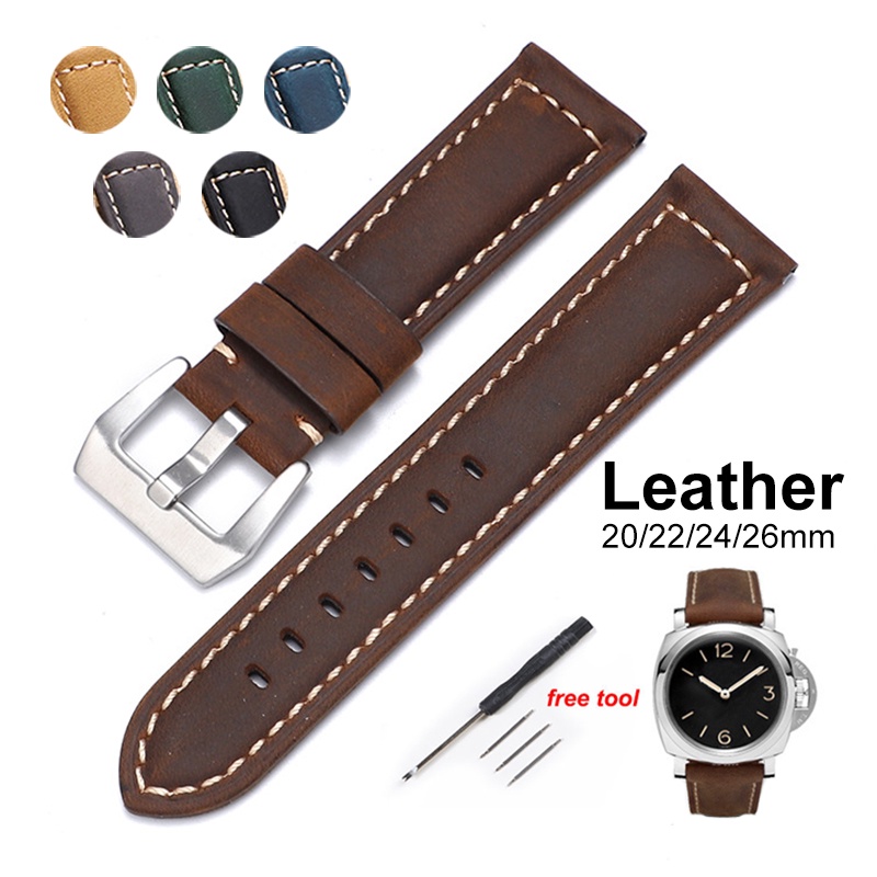 20 22 24 26mm Pulseira De Couro