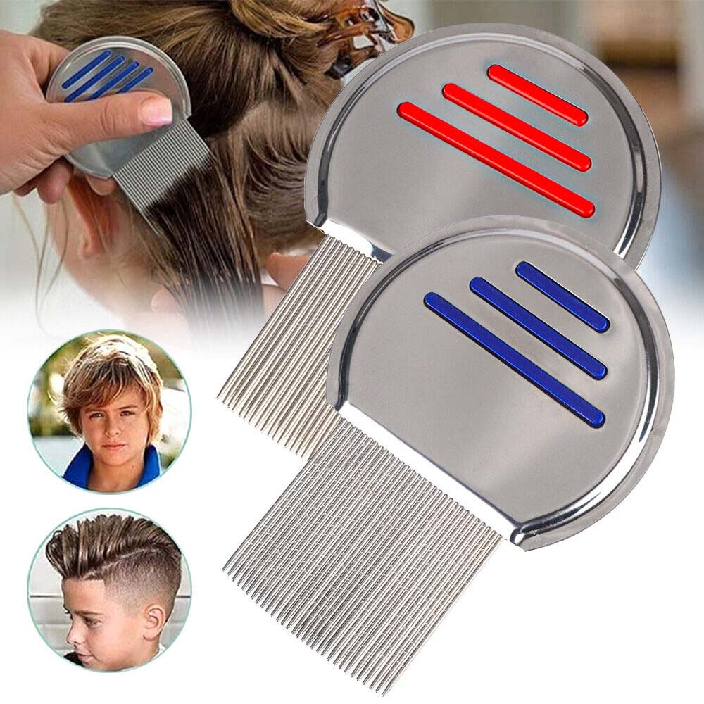 Lice Nit Comb Stainless Steel Needle Comb Removes All Head Lice Nits ...