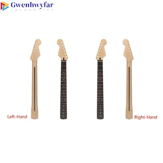 GWEN 22 Fret Canadian Maple Matte Pescoço De Guitarra Elétrica Compatível Para ST Tubo De Madeira De Pau-Rosa Mão Esquerda/Direita (Com