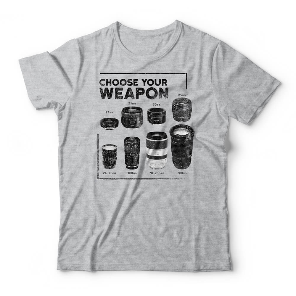 Camiseta Camera Weapons | Shopee Brasil