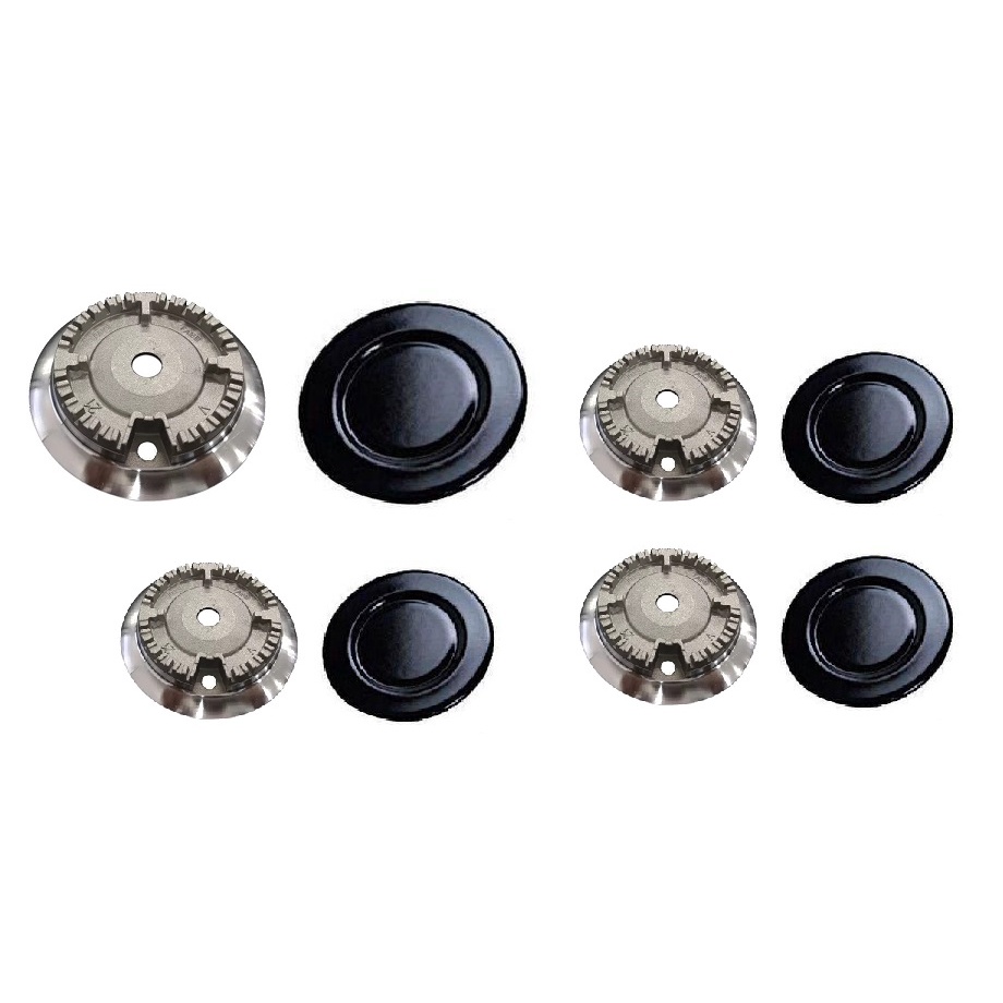 KIT QUEIMADOR + ESPALHADOR PARA COOKTOP FISCHER 4 BOCAS ABA Shopee Brasil