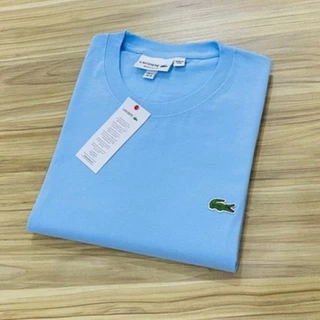 Nova Camiseta Lacoste Masculina Algodão Camisa Peruana Atacado Com Elastano Bordado Basica Lisa