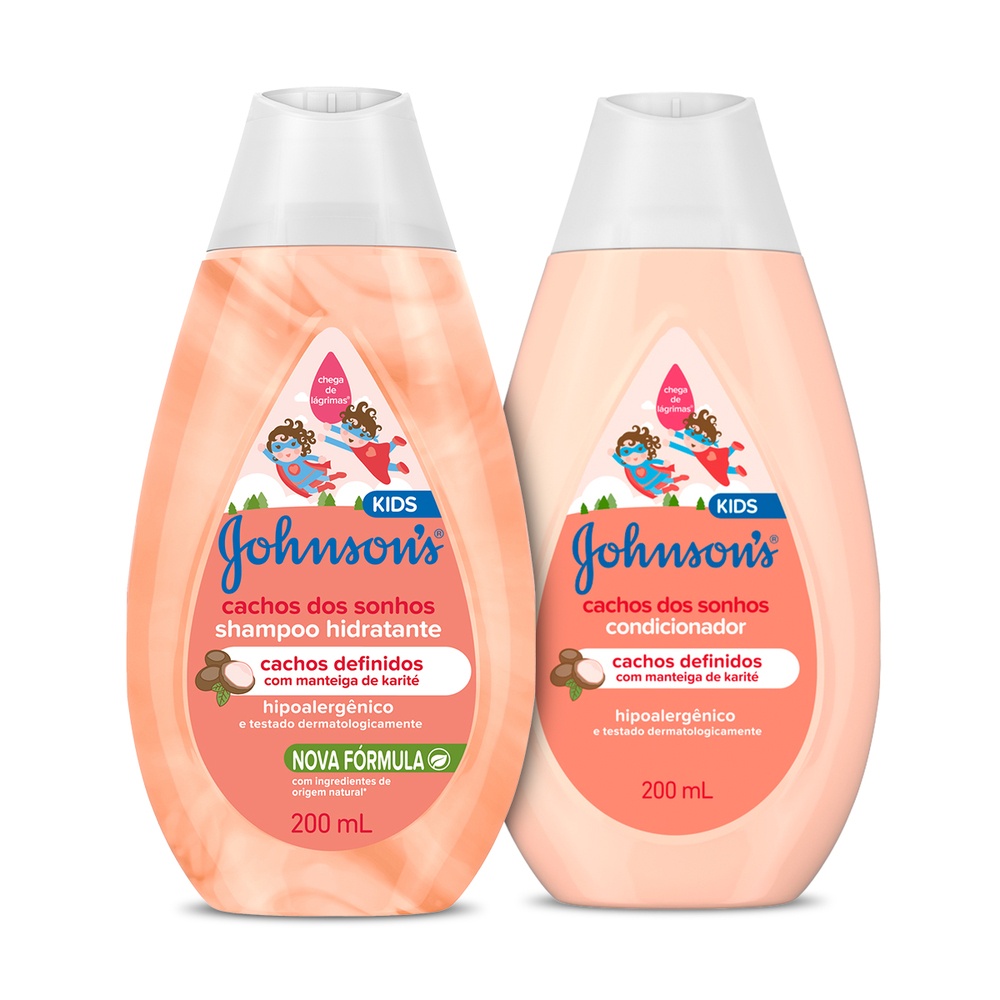 Kit Johnson'S Baby Cachos Dos Sonhos Shampoo 200Ml + Condicionador