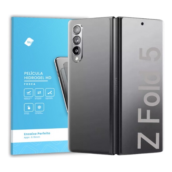 Pelicula Fosca Hydrogel Frente E Verso Galaxy Z Fold 5