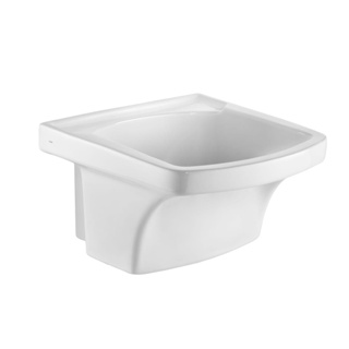 Tanque de Louça para Coluna 50x50cm 18 litros Branco Icasa