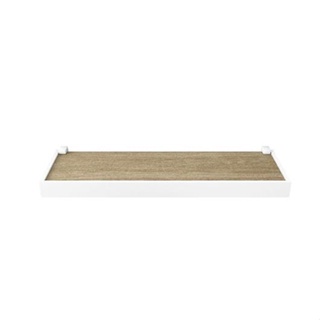 Prateleira branca 4X20X40CM moldura preta duetto