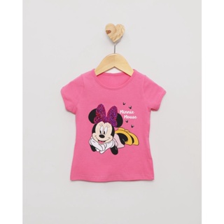 Blusa Bebê Estampa da Disney Minnie Rosa