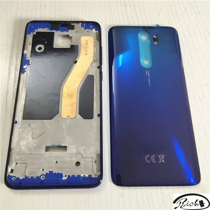 Xiaomi Redmi Note 8 Pro Case + Tempered Glass Screen Protector Bundle | Clear TPU Cover & Film