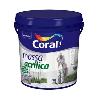 Massa Acrilica Gl Plast 5,7Kg Coral