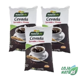 KIT 3 Unidades Cevada Torrada e Moída 400g - Natural Life
