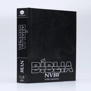 Bíblia Sagrada | NVI | Letra Gigante | Capa Dura | Leão Esboço