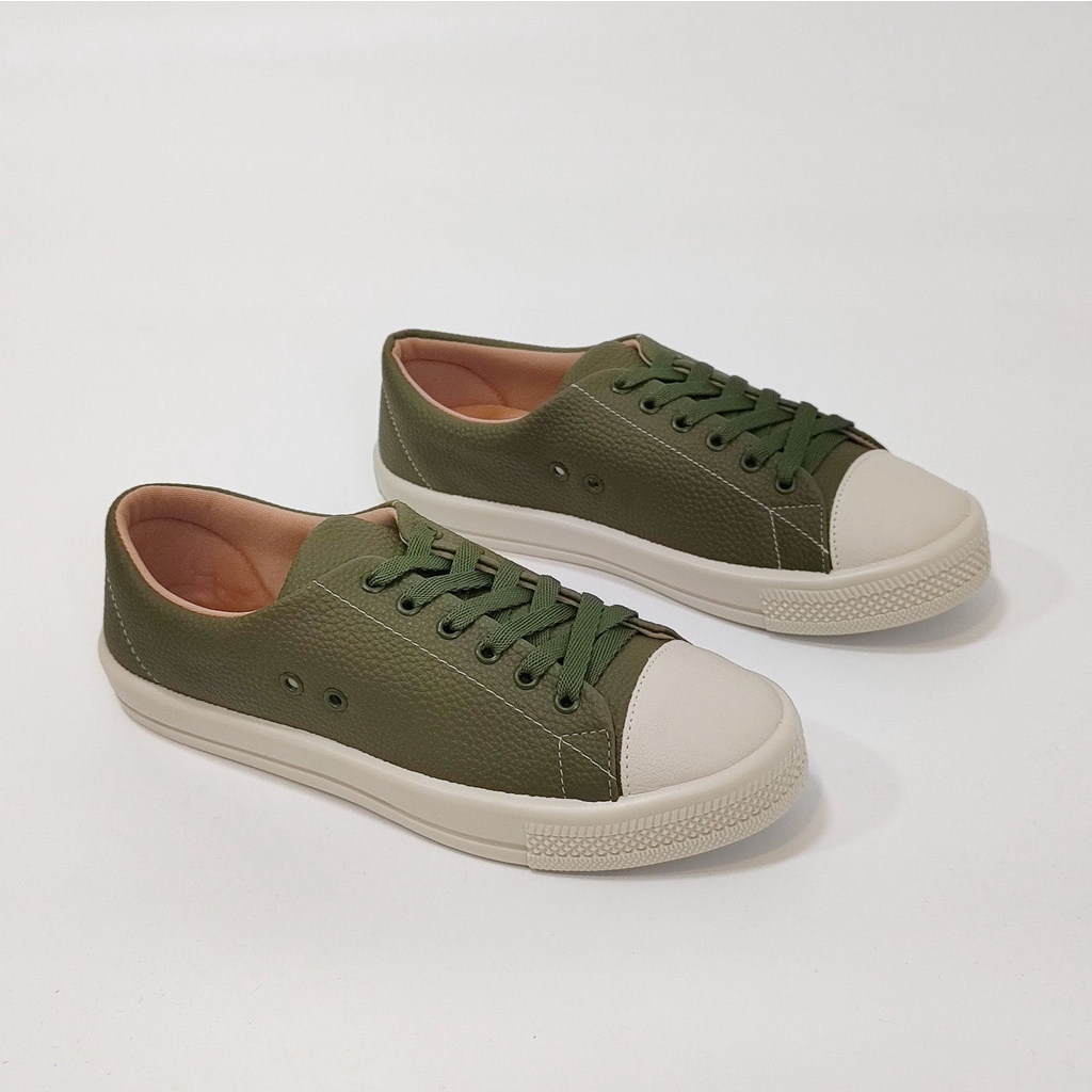 Tênis Feminino Confort Verde Militar Flexível - Ref 13128 | Shopee Brasil