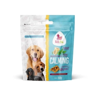 Petisco PapaPets Calming Para Cães 100% Natural Sabor Maracujá e Melissa 150g