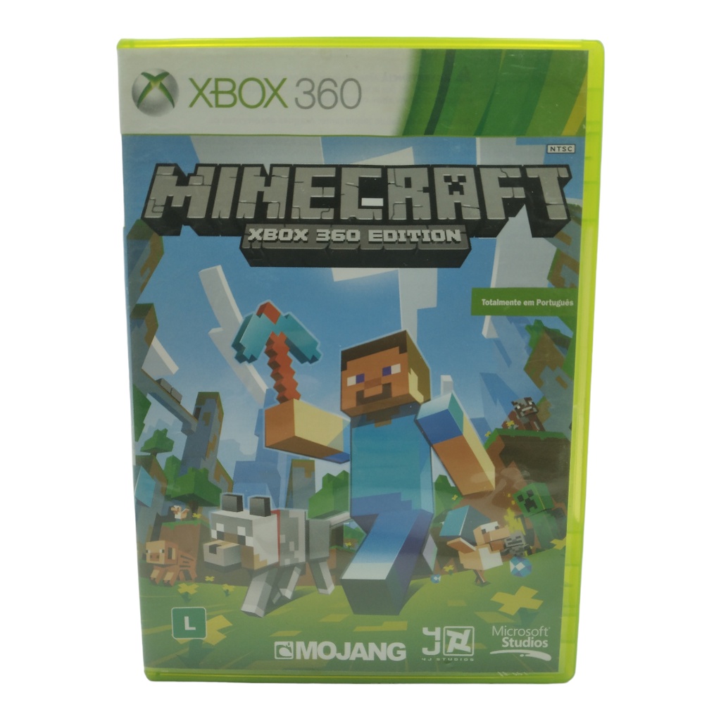 Jogo Infantil Minecraft Xbox 360 Seminovo 100% Português