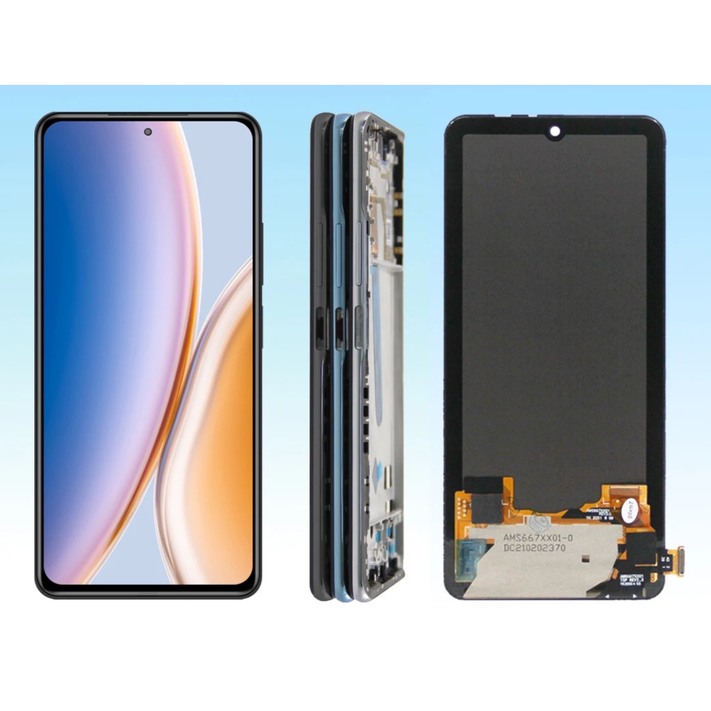 Premium Amoeld Display Poco F3&Poco F3 Pro&Poco F4&Mi 11i&Mi 11X Oled Tela Com Aro