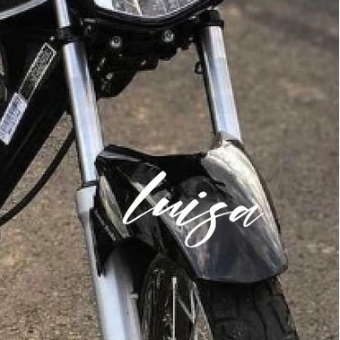 adesivo nome personalizado namorada para paralama de moto carro ...