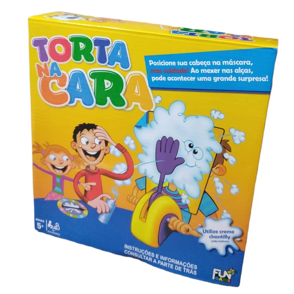 Jogo Torta Na Cara CP046383 Fun Game | Shopee Brasil