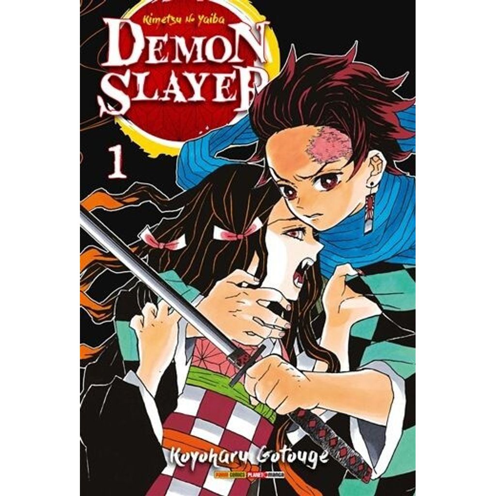 Mangá Kimetsu No Yaiba: Demon Slayer - Vol. 01 (Panini, Lacrado)