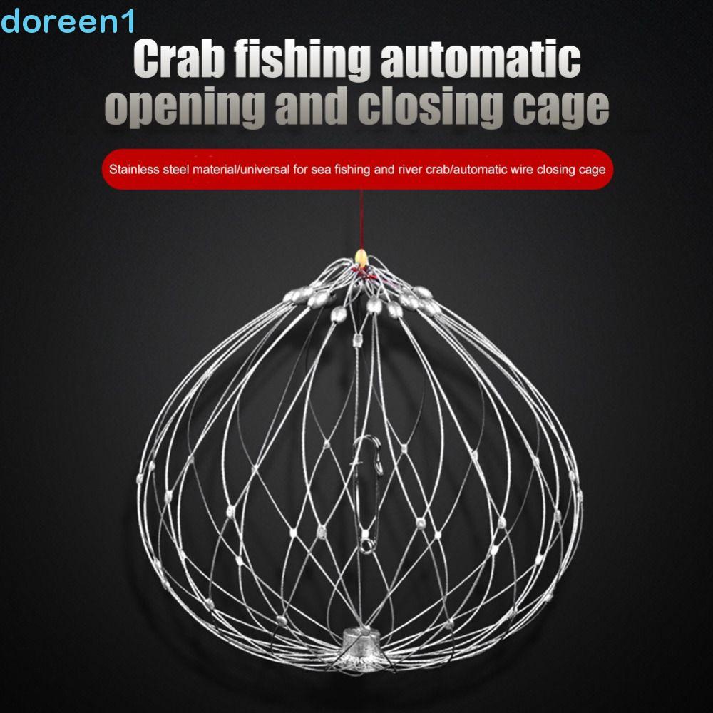 Rede de armadilha de pesca com abertura automática e fechamento