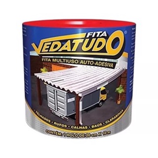 Manta Asfáltica Aluminizada Telhado Auto Adesiva- 20cm X 10m
