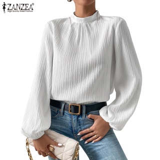 Blusa mujer moda 2023 Mulheres Tops Blusas Cor Sólida Branco Satin