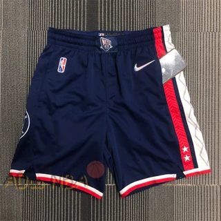 Bermuda de Basquete Brooklyn Nets Hot Pressed 75th Anniversary Ben Simmons black Regata masculina basketball NBA shorts